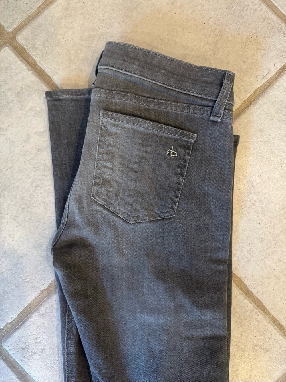 Rag & Bone Gray Skinny Jeans